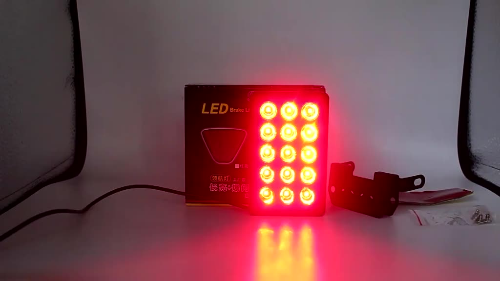 ไฟเบรก-led-ดวงที่-3-หยุดเบรกโดยตรง-เปลี่ยนพลาสติก-abs-สีแดง-ดํา