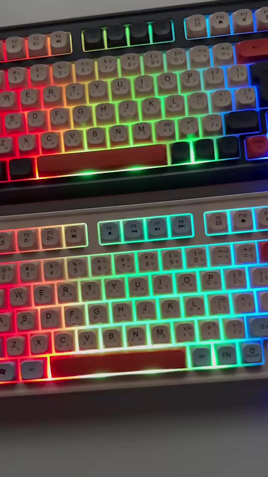 ชุดคีย์บอร์ด+เมาส์ RAIKU รุ่น T98 ไฟRGB คีย์บอร์ดเล่นเกม แบบมีสาย 98 ...