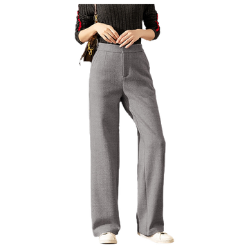 โปรโมชั่น : กางเกงขายาวสีดำSnow mid ทรงกระบอกกลาง ใส่โค้ดISSA13MAR ลด 130 ผ้าสโนว์ทอลายเกรดพรีเมี่ยมกางเกงสีดำใส่ทำงาน กางเกงสีดำ