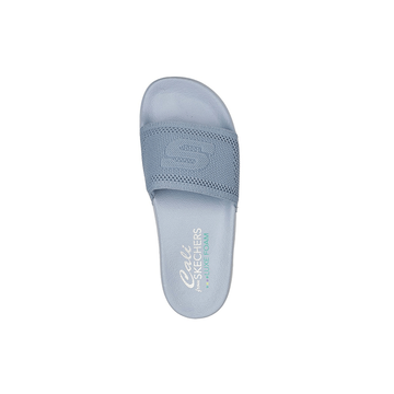 Skechers สเก็ตเชอร์ส รองเท้าแตะผู้หญิง Women Cali Pop Ups Undisturbed Sandals - 119250-SLT Hanger Optional, Machine Washable, Luxe Foam, Vegan