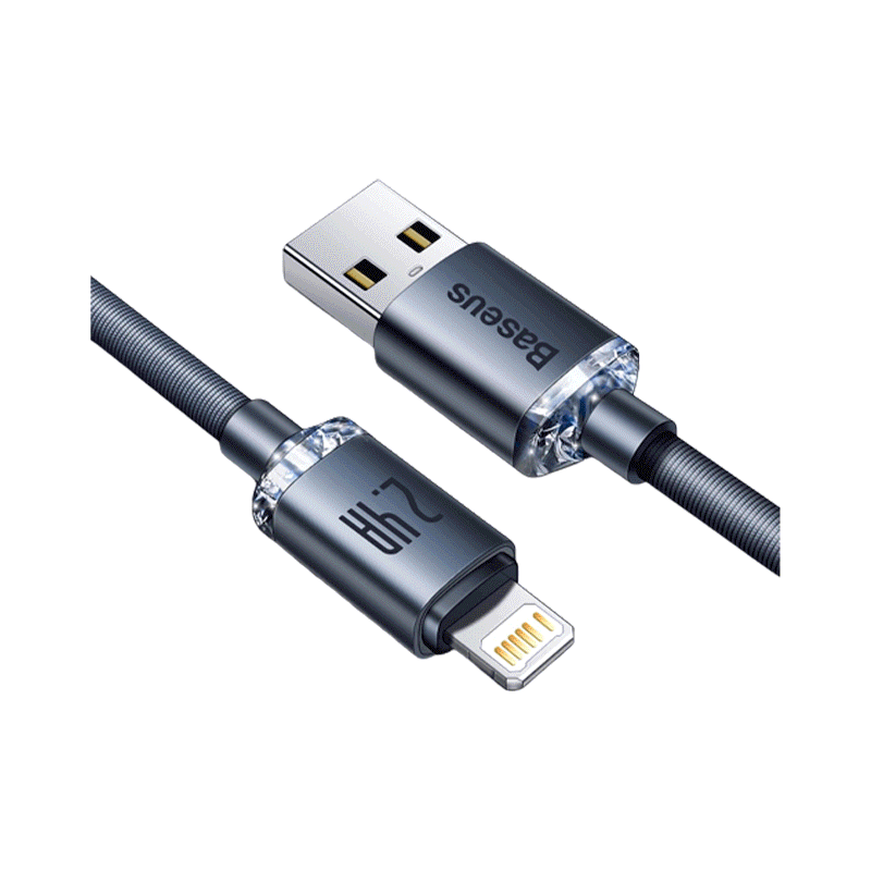 Baseus สายเคเบิลโทรศัพท์มือถือ สายเคเบิล USB ชาร์จเร็ว สาย USB สําหรับ iPhone 13 Pro Max 12 11 X XR XS 8 7 6s 6 iPad