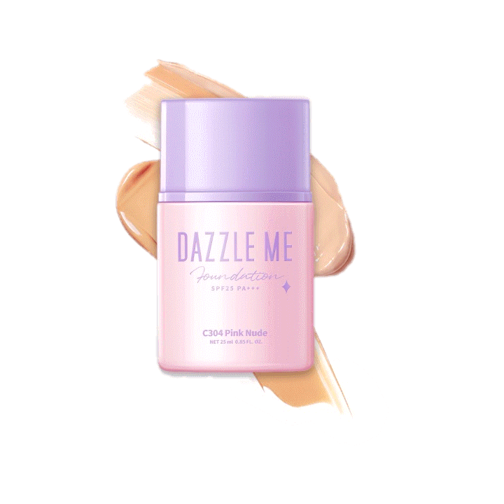 โปรโมชั่น : Dazzle Me Day by Day Foundation รองพื้นเนื้อลิขวิด เกลี่ยง่าย เนื้อสัมผัสบางเบา SPF 25PA