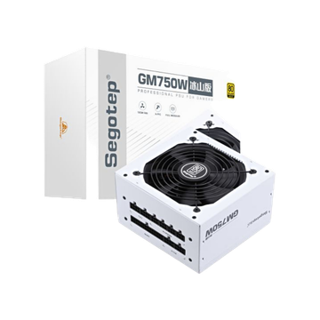 SEGOTEP POWER SUPPLY (อุปกรณ์จ่ายไฟ) GM750W ATX 3.0 (WHITE) 80 PLUS GOLD FULL MODULAR รับประกัน 5ปี โดย Devas IPASON