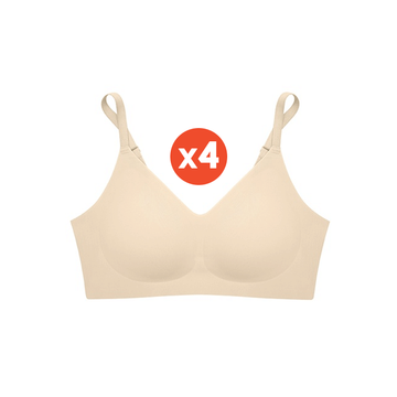 โปรโมชั่น : SABINA BRALESS เสื้อชั้นใน Set 4 ชิ้น รุ่น Soft Collection รหัส SBXK122CL สีเนื้ออ่อน