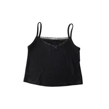 Ivy crop ครอปสายเดี่ยว ♥ พร้อมส่ง❗️WRZXUY ลด 15% ไม่มีขั้นต่ำ ♥ เสื้อครอป เสื้อสายเดี่ยวลายดอกไม้ Becutiegirl