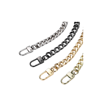 สายโซ่ สายกระเป๋าโซ่ สายโซ่โลหะ ⛓ รุ่นโซ่แบน หน้ากว้าง 9 mm.⛓ chain strap
