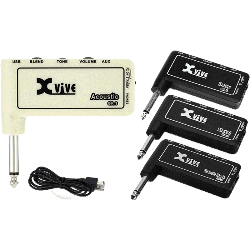 โปรโมชั่น : Xvive Amplug รับประกันศูนย์ไทย 1 ปี ส่งด่วน Classic Rock  Acoustic  Metal  Delay  จัดส่งสินค้าทุกวัน