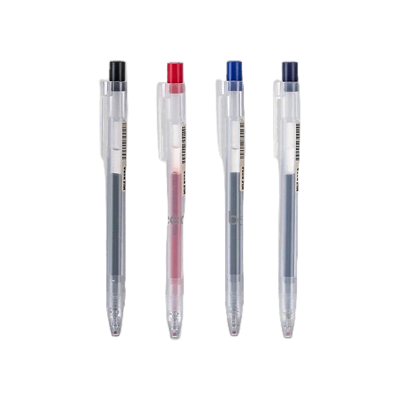 โปรโมชั่น : MUJI ปากกาและไส้ปากกาเจลมูจิ แบบกด ขนาด 0.5 MM แยกแท่ง