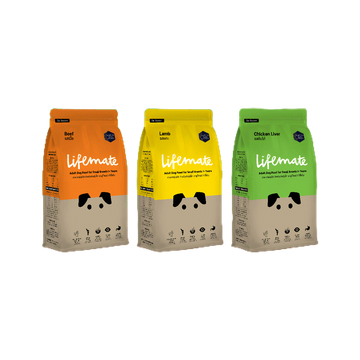 โปรโมชั่น : Lifemate อาหารสุนัขโต สำหรับพันธุ์เล็ก อายุตั้งแต่ 1 ปีขึ้นไป ขนาด 400 กรัม