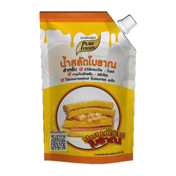 โปรโมชั่น : ลด20%ใส่โค้ดUYKJH7D น้ำสลัดโบราณ น้ำแซนวิชโบราณ น้ำสลัดครีม สลัดโรล โทสต์ ตราเพียวฟูดส์ 450 ก.