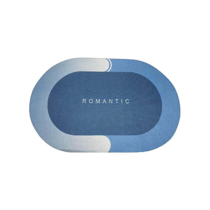 โปรโมชั่น : 0490 พรมเช็ดเท้า ขนาด 60 X 40 cm.พรมหน้าห้องน้ำ ผ้าเช็ดเท้า พรมปูพื้น ดูดซับน้ำได้ดี ลายมินิมอล