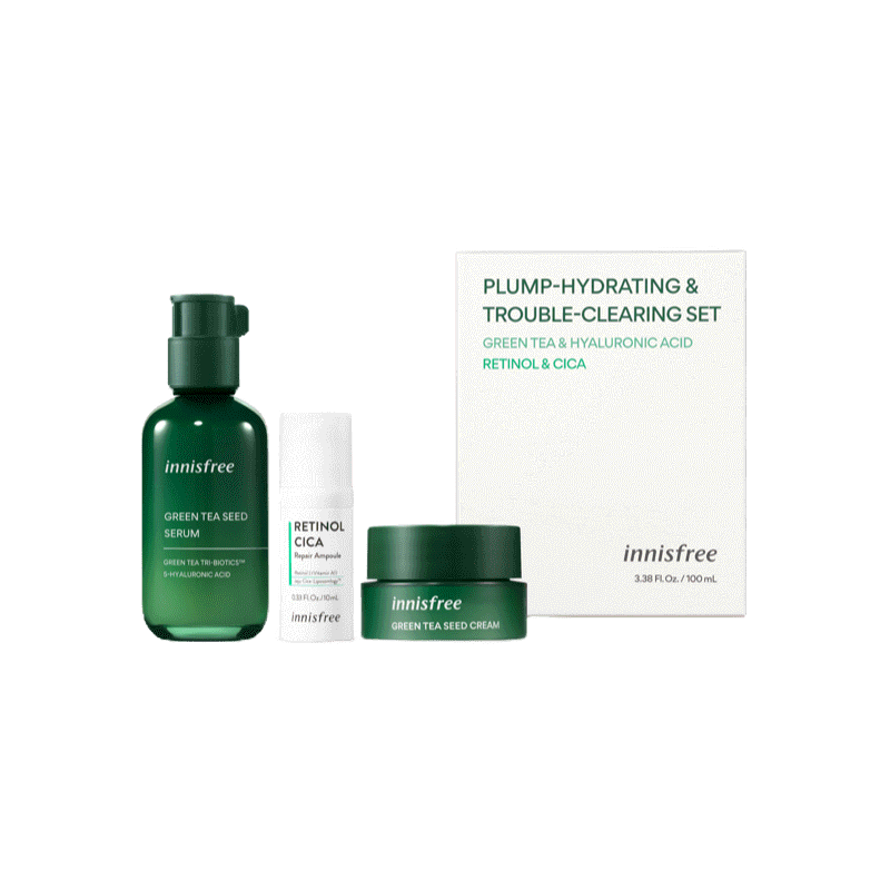 โปรโมชั่น : ลดเพิ่ม 15% code  INNISSHPMAR2 innisfree Green Tea Seed Serum special set
