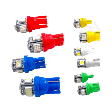 โปรโมชั่น : หลอดไฟหรี่ LED ไฟข้าวโพด สำหรับรถมอเตอร์ไซค์ รถยนต์ T10 1.5W 5 ชิป