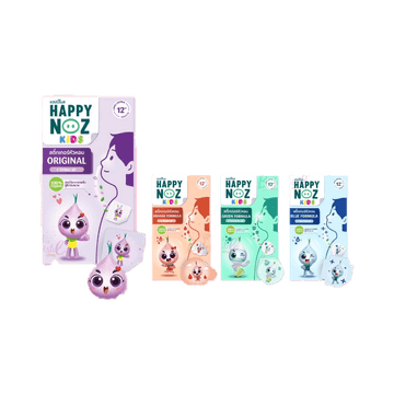 โปรโมชั่น : สติกเกอร์หัวหอม Happy Noz สติ๊กเกอร์หัวหอม ทุกสี 6 ชิ้นกล่อง แผ่นแปะ หัวหอม แฮปปี้โนส์ ออกานิค