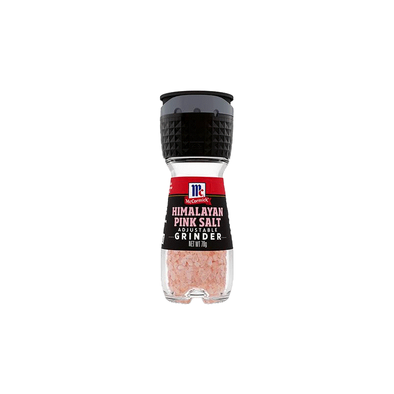 McCormick Himalayan Pink Salt Grinder แม็คคอร์มิค เกลือหิมาลายัน แบบขวดฝาบด 70 กรัม [สินค้าอยู่ระหว่างเปลี่ยน Package]