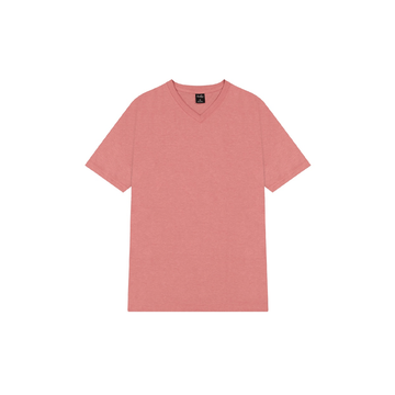 โปรโมชั่น : YuenPuen เสื้อยืดคอวี สีพีช_ไม่ยืด ไม่ย้วย ไม่ต้องรีด เสื้อยืดสีพื้น เสื้อยืนพื้น เสื้อยืดเปล่า