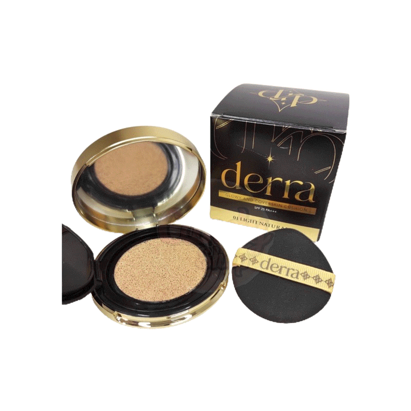 โปรโมชั่น : ‍♀️มีให้เลือก 4 เบอร์ Derra cushion คูชชั่นเดอร์ร่า SPF 25 PA 10 g.
