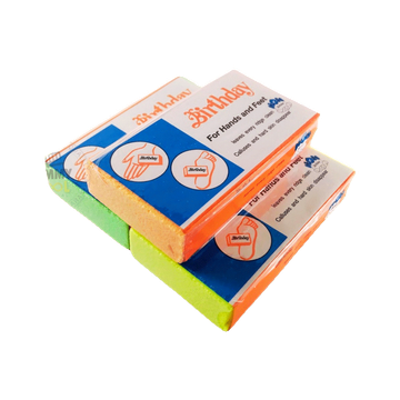 โปรโมชั่น : โฟมขัดเท้า ที่ขัดส้นเท้า  ของแท้ผลิตในไทย  โฟมขัดส้นเท้าแตก ส้นเท้าแตก ขัดได้ทั้งมือ เท้า เบิร์ดเดย์ คละสี 1 ชิ้น