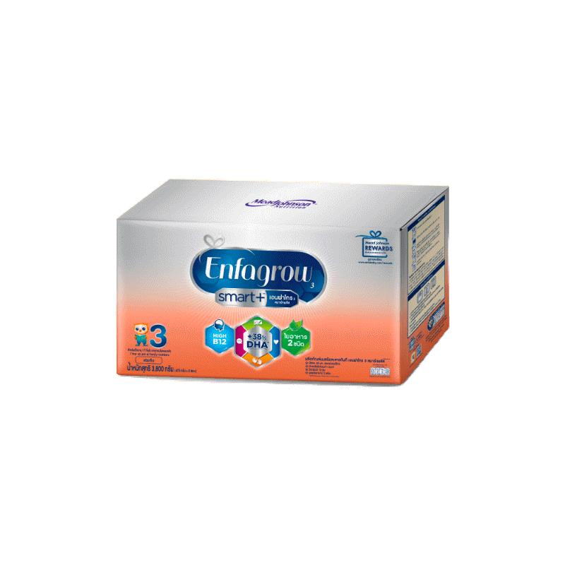 โปรโมชั่น : เอนฟาโกร สมาร์ทพลัส สูตร 3 รสจืด นมผงสำหรับ เด็ก ขนาด 3800 กรัม 1 ชิ้น