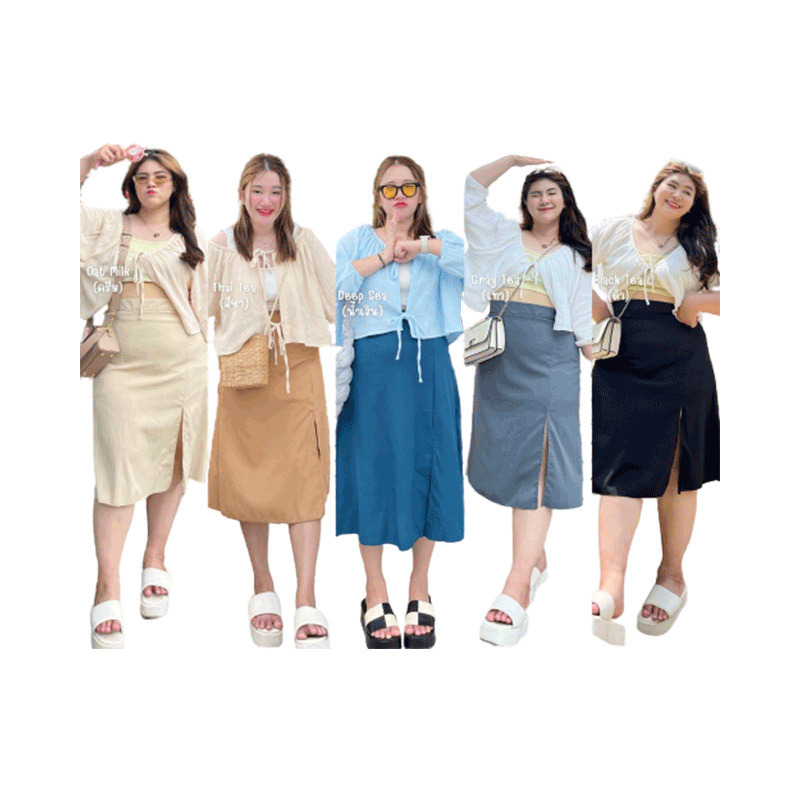 โปรโมชั่น : Poppy Skirts กระโปรงนางฟ้า ออร่าเจ้าหญิง ดีเทลกระเป๋าซ่อน