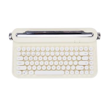 [ใช้โค้ดลด 8MCWFS] Actto Retro Keyboard B305 คีย์บอร์ดไร้สาย ภาษาไทย คีย์ไทย Bluetooth keyboard