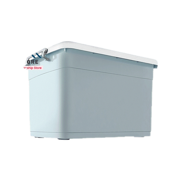 กล่องเก็บของ โอเวอร์ไซส์ 100L 200L 320L เก็บเสื้อผ้า/ผ้านวมได้ กล่องเก็บของแบบพลาสติก กล่องล้อเลื่อนพร้อมฝา กันความชื้น