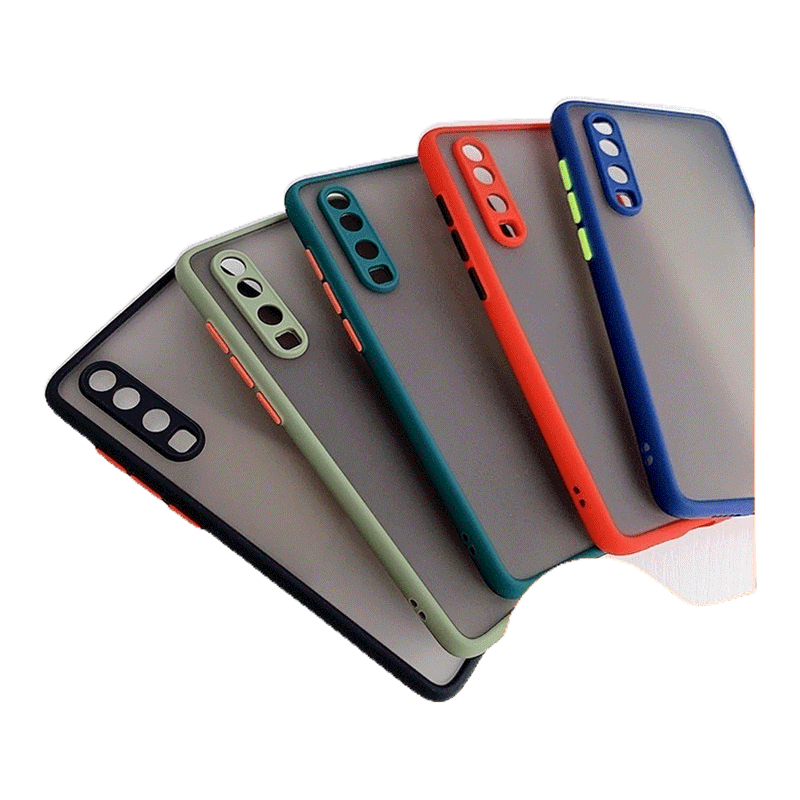 เคสขอบสี เคส Realme C3 realme 5 5i 5s 6 6i 6pro C11 C17 เคสเรียวมี เคสกันกระแทก เคสโทรศัพท์ เคสมือถือ เคสแข็ง case