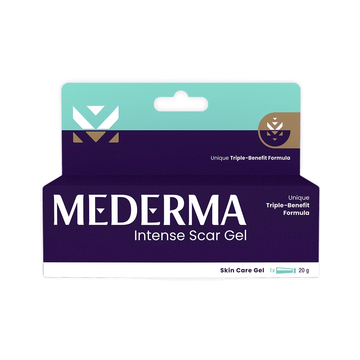 Mederma Intense Scar Gel มีเดอม่า อินเทนส์ สการ์ เจล 20 กรัม | เจลทาแผลเป็น ลดเลือนรอยสิว รอยดำ