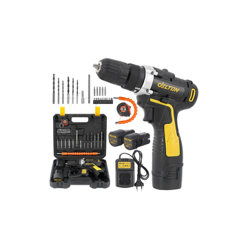 โปรโมชั่น : DELTON สว่านไร้สาย สว่าน 64V 2 ระบบ ปรับสปีดได้ พร้อมแท่นชาร์จ แบตเตอรี่ ดอกสว่าน และ อุปกรณ์มากถึง 25 ชิ้น รุ่น 330DWE