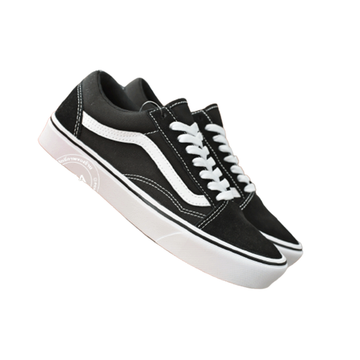 [ลิขสิทธิ์แท้] VANS Comfycush Old Skool (Lite) Black/White รองเท้า แวนส์ แท้ โอวสคูล ตัวฮิต แบบเบา ได้ทั้งชายหญิง