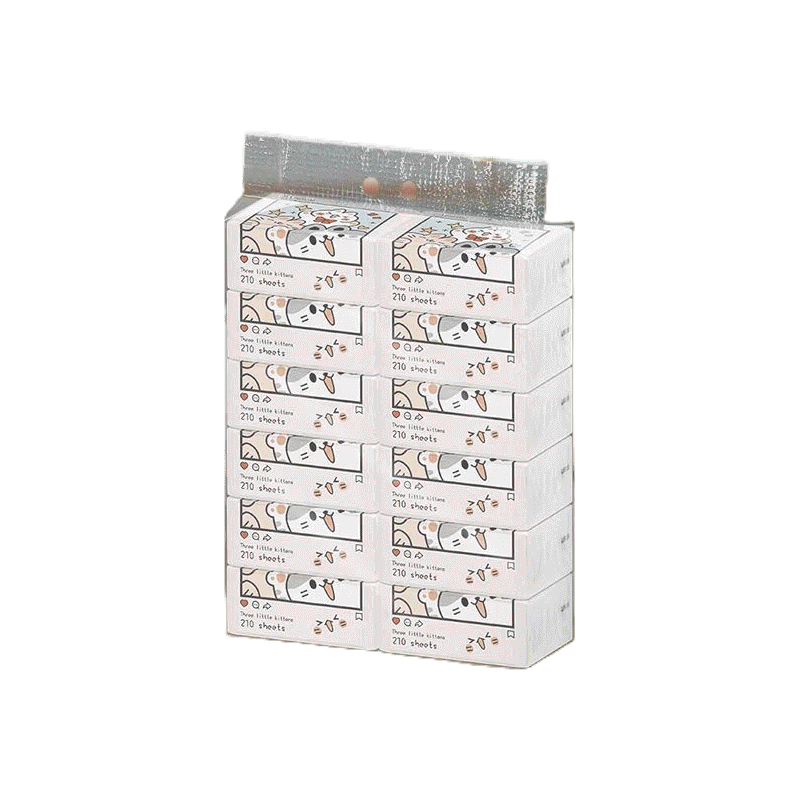 โปรโมชั่น : สุดคุ้ม กระดาษทิชชู่ กระดาษเช็ดหน้า ทิชชู่ ผลิตจากเยื่อกระดาษบริสุทธิ์ ไม่เปื่อยยุ่ยง่าย พกพาสะดวก 1แพ็ค12ห่อ