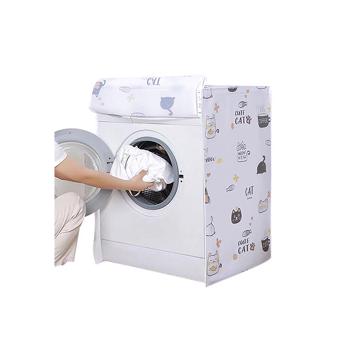 โปรโมชั่น Flash Sale : ผ้าคลุมเครื่องซักผ้า พลาสติกคลุมถังซัก มีซิปเปิดปิดง่าย มีสายรัดสำหรับถอดและซัก กันน้ำกันฝุ่น มีทั้งฝาบนและฝาหน้า