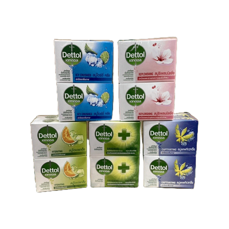 โปรโมชั่น : Dettol เดทตอล สบู่ก้อน แอนตี้แบคทีเรีย ขนาด 60 กรัม