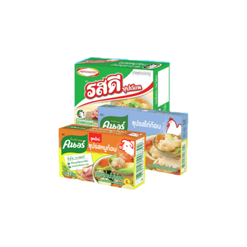 ซื้อ 2 ชิ้น จ่าย 1฿**เก็บโค้ดหน้าร้าน**  รสดี ซุปก้อน รสหมูก้อน  ขนาด20กรัม(2ก้อนใน1กล่อง)