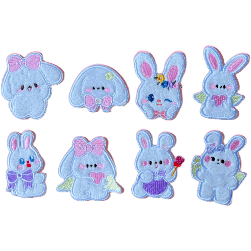 สติ๊กเกอร์ ขนปุยน่ารัก งาน DIY ไม่ต้องรีด ห้ามรีด ! เป็นสติกเกอร์ ! ติดเสื้อผ้า ติดกระเป๋า ติดรองเท้า Sticker Patch