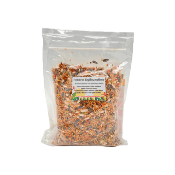 โปรโมชั่น : Petlover ธัญพืชผสมพิเศษกว่า 16 ชนิด สำหรับนกวัยหัดแทะ และนกแก้วทุกสายพันธุ์ แบ่งขาย 500g