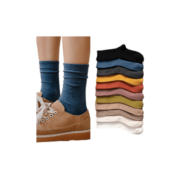 โปรโมชั่น : 9.9ใช้โค้ดส่งฟรี พร้อมส่ง ถุงเท้าข้อยาวสไตล์วินเทจ ขนาด Free size ถุงเท้าข้อยาว ถุงเท้า