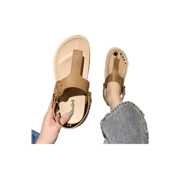 {ส่งจากในไทย}รองเท้าแฟชั่น รองเท้าแตะรัดส้น รองเท้าแตะแบบสไตล์ใหม่ รองเท้ายางนิ่มใส่สบาย เบอร์36-40 C24-2025 ( มี 6สี )