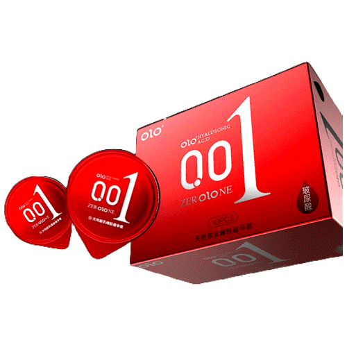 โปรเด็ด!! 1แถม2 ถุงยางอนามัย olo (10ชิ้น/1กล่อง) แบบบาง ขนาด 0.01 มิล **ไม่ระบุชื่อหน้ากล่อง