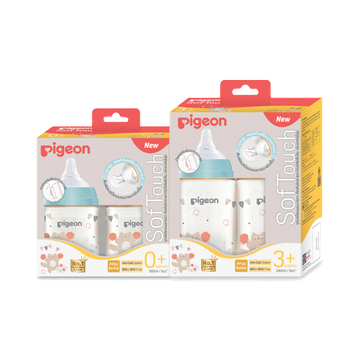 (รุ่นใหม่)พีเจ้น ขวดนมPPSU WN3 HOORAY CAT 5 Oz+จุก SS/ 8 Oz + จุก M แพค2