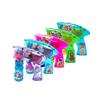 โปรโมชั่น : Disney ลิขสิทธิ์แท้ ปืนเป่าฟองใส ไม่ต้องใส่ถ่าน Bubble Gun มีไฟ โดราเอมอน คิตตี้ มิคกี้ โฟรเซ่น Kitty Doraemon Forzen