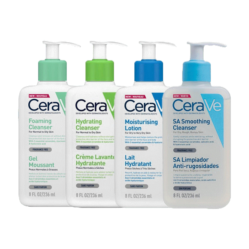 โปรโมชั่น : 【จัดส่งฟรี】❤️เซราวี CERAVE SA Smoothing CleanserMoisturising LotionFoaming CleanserHydrating Cleanse 236ml