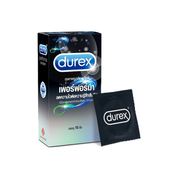 ดูเร็กซ์ ถุงยางอนามัย เพอร์ฟอร์มา 1 กล่อง 10 ชิ้น Durex Performa Condom 10