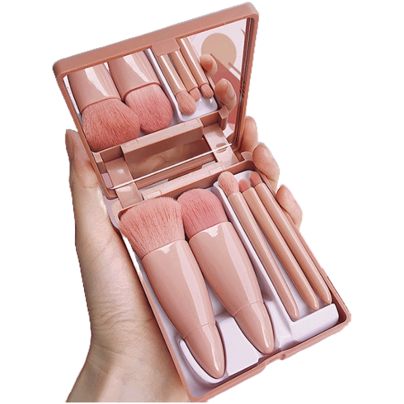 Beikott 5ชิ้น เซ็ตแปรงแต่งหน้า พร้อมกระจก ขนนุ่ม คุณภาพสูง ร้านไทย เตรียมจัดส่งสินค้า
