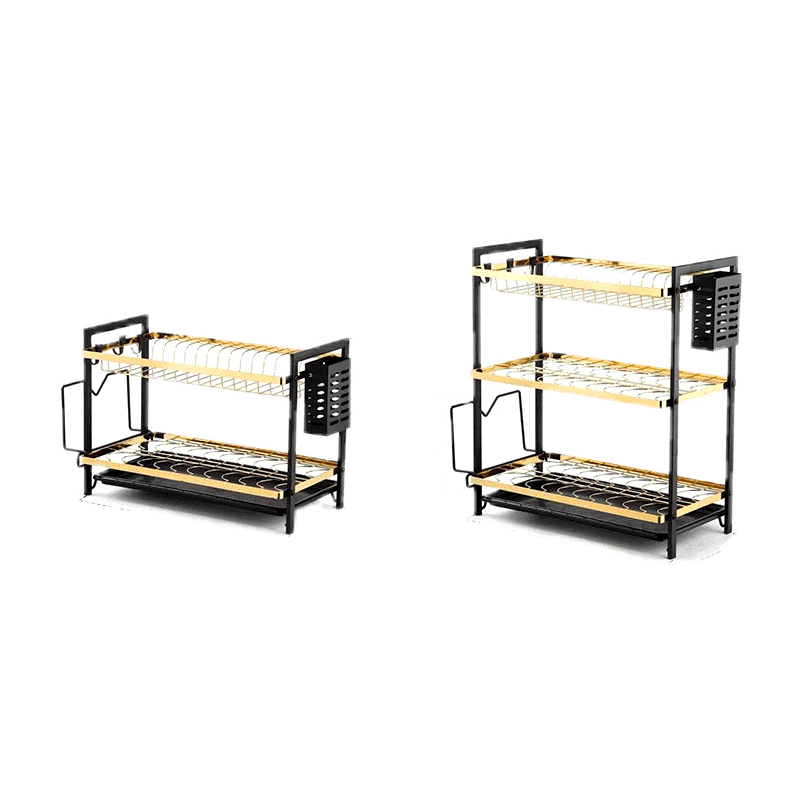 GSlife ชั้นคว่ำจาน ที่คว่ำจาน 2/3ชั้น ชั้นวางจาน ชั้นวางของในครัว kitchen dish racks