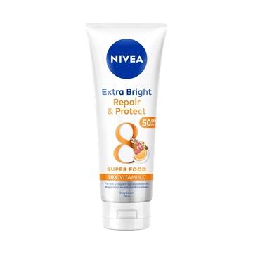 โปรโมชั่น : ส่งฟรี นีเวีย เซรั่มบำรุงผิวกาย เอ็กซ์ตร้า ไบรท์ รีแพร์ แอนด์ โพรเทค เอสพีเอฟ50 180 มล. NIVEA