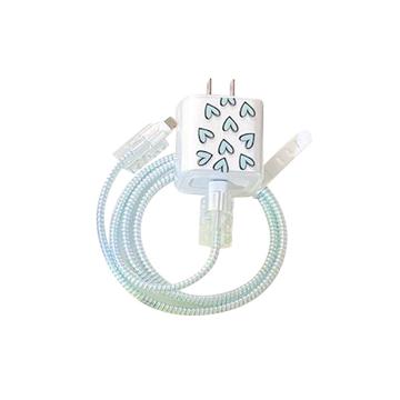 โปรโมชั่น : เคส TPU นิ่ม ป้องกันสายชาร์จ ป้องกันการกัด ลาย Kaws สําหรับ iPhone 18W 20W Android Type-C 1 ชุด