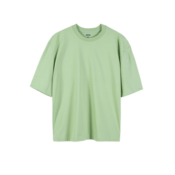 [2แถม1]Yuedpao เสื้อยืด Oversize Fall winter ผ้าหนาทรงสวย ยับยากรีดง่าย เสื้อยืดสีพื้น สี Great green