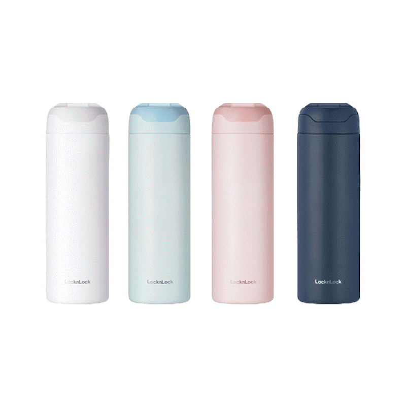 โปรโมชั่น : LocknLock กระบอกน้ำเก็บอุณหภูมิ Dandy One Touch Tumbler ความจุ 420 ml. รุ่น LHC3281
