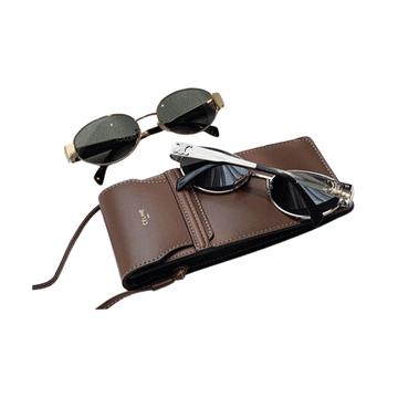 Celine Triomphe Metal 01 CL40235U Sunglasses แว่นเลนส์ดำ เคสรุ่นกระเป๋า